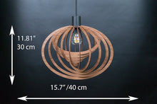 Lataa kuva Galleriaan Wood lamp, pendant light, wooden lamp, wood Pendant Light, wooden fixture, hanging light, ceiling fixture, ceiling lamp ceiling light,modern 